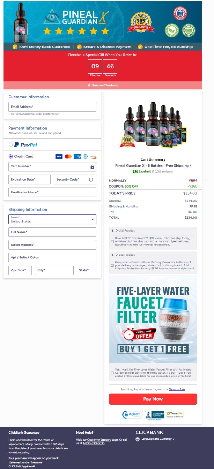 Pineal Guardian  Official Website Secure Order Page